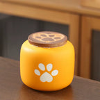 Paw-Print Memorial Urn for Cats and Small Dogs, 4 Colors