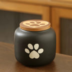 Paw-Print Memorial Urn for Cats and Small Dogs, 4 Colors